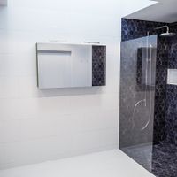 Spiegelkast Vico Cube | 120x70 cm | 2 Deuren | Zonder verlichting | Groen mat