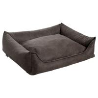 MaxxNobel Orthopedische sofa lederlook/teddy Olijfgroen Large 100x80
