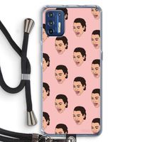 Ugly Cry Call: Motorola Moto G9 Plus Transparant Hoesje met koord