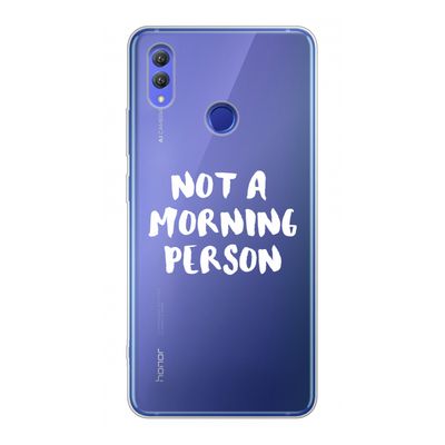 Morning person: Honor Note 10 Transparant Hoesje