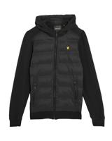 Lyle & Scott winter hybrid hoodie jongens - zwart Lyle & Scott winter hybrid hoodie jongens - zwart