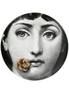 Fornasetti assiette imprimée - Noir