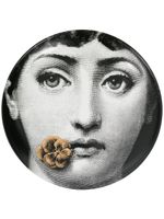 Fornasetti assiette imprimée - Noir - thumbnail