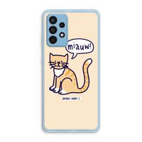 Miauw: Samsung Galaxy A52 Transparant Hoesje
