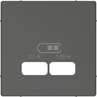 Merten MEG4367-0414 Afdekking System M Aluminium 1 stuk(s)