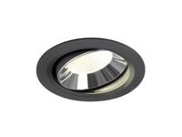 SLV InbouwspotNuminos Move XL zwart/chroom 4000K - 20gr - 1010010