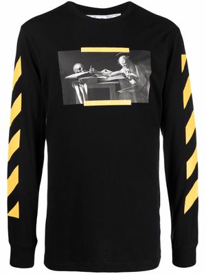 Off-White sweat à imprimé Caravaggio - Noir