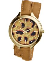 Horlogeband Michael Kors MK2327 Onderliggend Leder Bruin 12mm