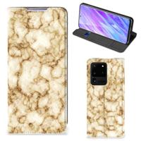 Samsung Galaxy S20 Ultra | Standcase | Marmer Goud