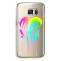 Hold My Heart: Samsung Galaxy S7 Transparant Hoesje