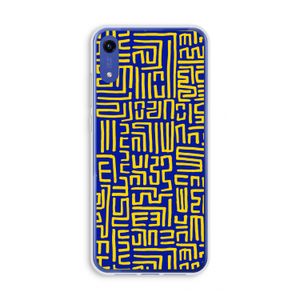 Majorelle Blue Print: Honor Play 8A Transparant Hoesje