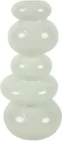 Countryfield vaas glas nessia 11x24cm wit