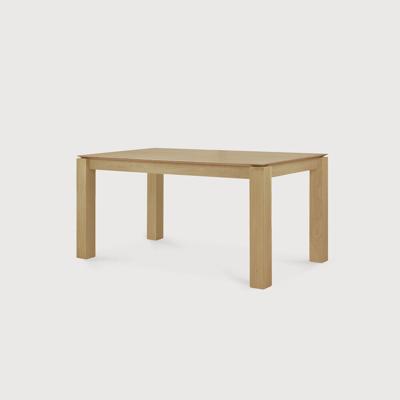 Ethnicraft Uitschuifbare Eettafel 'Slice' Geolied Eikenhout, 180/280 x 100cm