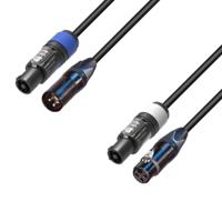 Adam Hall 5 STAR H PCON A 0150 combikabel XLR naar powerCON 1,5 m