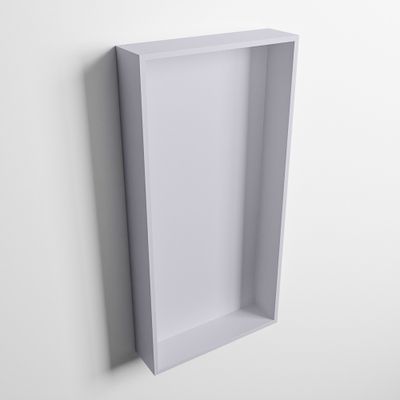 MONDIAZ EASY Nis 59,5x29,5cm in solid surface kleur Cale | Cale. 1 vak geschikt voor in- of opbouw
