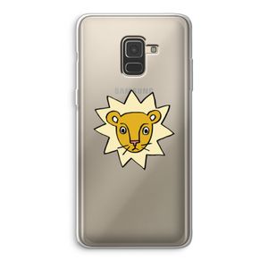 Kleine leeuw: Samsung Galaxy A8 (2018) Transparant Hoesje