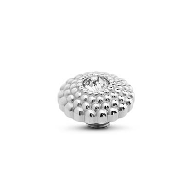 Melano Vivid Lotus CZ Steentje Crystal | Zilver