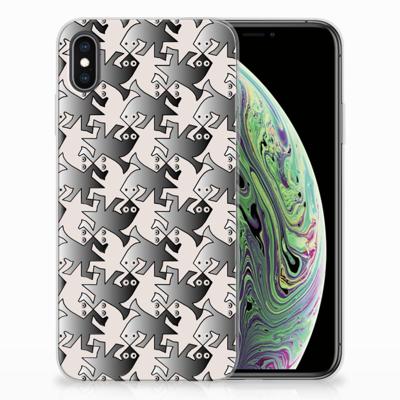Apple iPhone Xs Max | TPU Hoesje | Salamander Grey