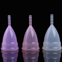 3PCS herbruikbare zachte Cup medische kwaliteit siliconen menstruele Cup grootte: klein (paars) 3PCS herbruikbare zachte Cup medische kwaliteit siliconen menstruele Cup grootte: klein (paars)