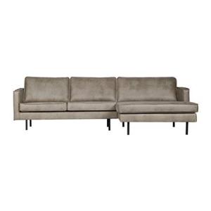 BePureHome Rodeo Chaise Longue Rechts - Eco-leder - Elephant