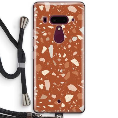 Terrazzo N°22: HTC U12+ Transparant Hoesje met koord