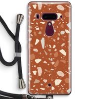Terrazzo N°22: HTC U12+ Transparant Hoesje met koord
