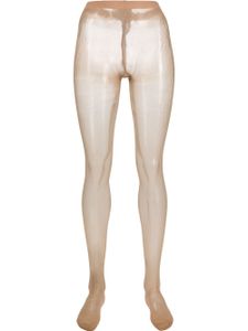 Falke collants à détails de transparents - Tons neutres