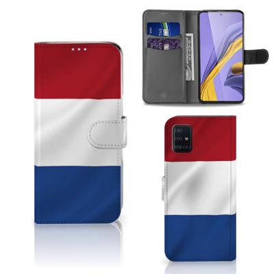 Samsung Galaxy A51 | Bookstyle Case | Nederlandse Vlag