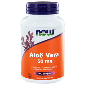 NOW Aloë Vera 50 mg Softgels