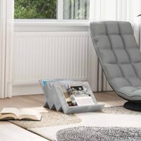 Bijzetkast met plank Beton Grijs 57,5 x 40 x 42 cm Bewerkt hout