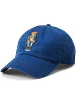 Polo Ralph Lauren casquette à motif Polo Bear brodé - Bleu - thumbnail