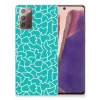 Samsung Note 20 | Hoesje maken | Cracks Blue