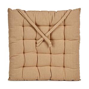 Stoelkussen Decorama - binnen/buiten - beige - 40x40x5cm - polyester