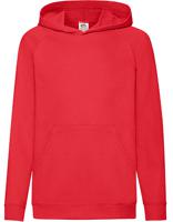 Fruit Of The Loom F430K Kids´ Lightweight Hooded Sweat - Red - 164 - thumbnail