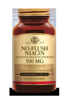 Solgar No-Flush Niacine 500 mg Capsules