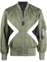 Alpha Industries veste bomber à empiècements contrastants - Vert