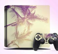 Muurstickers bloemen palmbomen design PS4