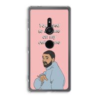Hotline bling: Sony Xperia XZ2 Transparant Hoesje