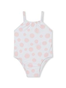 Marc Jacobs Kids maillot de bain à pois - Blanc