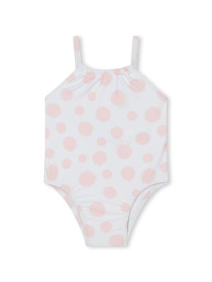 Marc Jacobs Kids maillot de bain à pois - Blanc
