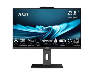 MSI Pro AP242P Intel® Core™ i5-14500 60,5 cm (23.8") 1920 x 1080 Pixels Alles-in-één-pc 16 GB DDR5-SDRAM 500 GB SSD Windows 11 Pro Wi-Fi 6E (802.11ax) Zwart