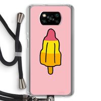 Raketijsje: Xiaomi Poco X3 NFC Transparant Hoesje met koord