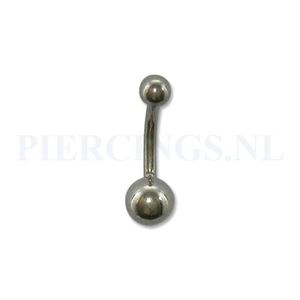Navelpiercing met knik 10 mm