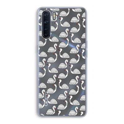 Zwanen: Oppo A91 Transparant Hoesje