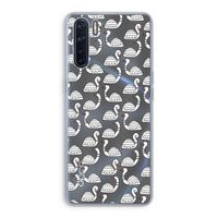 Zwanen: Oppo A91 Transparant Hoesje