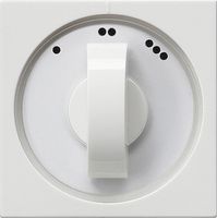 Gira knop voor ventilatorschakelaar 1-2-3 zuiverwit mat