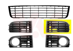 Ventilatiegrille, bumper ** Equipart ** VAN WEZEL, Inbouwplaats: Links voor, u.a. fÃ¼r VW