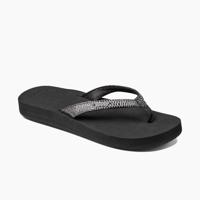 REEF Star Cushion Sassy Slipper Dames Black/Silver 9 REEF Star Cushion Sassy Slipper Dames Black/Silver 9