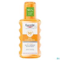 Eucerin Sun Oil Control SPF50+ Dry Touch Spray Transparent 200ml