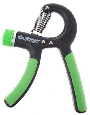 Schildkröt Fitness instelbare knijphalter 10/30 kg groen/zwart